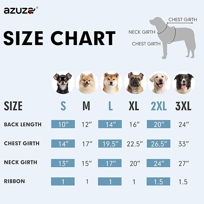 azuza Dog Jacket Waterproof Winter Coat for Small Dogs, Warm Fleece Vest with Reflective Strips & Built-in Harness, Windproof Back Zipper, Red S