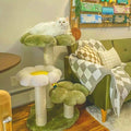 Happy & Polly Flowers Cat Tree Cute Cat Tower 35.4 Inches Multi-Level Stable Condo for Large Cats Easy to Assemble with Scratching Posts Cat Furniture Activity Center for Kitten