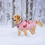 Lelepet Warm Dog Winter Coat Dog Coats for Extra Large Dogs Waterproof Dogs Jacket with Harness Built in Reflective Cold Weather Coats Windproof Zip-Up Winter Fleece Vest Snowsuit Great Dane 3XL