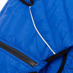 Lovelonglong Warm Jacket - 4 Legs Covered Waterproof Windproof Reflective Vest, Zippered Adjustable Outdoor Snow Jacket for Small Medium Large Dogs, Blue XXXXL