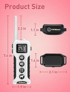 No Shock Dog Training Collar 2 Dogs, Vibrating Dog Collar, Vibration Collar for Small Medium Large Dogs - No Shock No Prongs