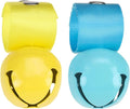 SCENEREAL Large Bell for Dog Collar, 2 Pack 1.5" Extra Loud Collar Bells for Cats and Dogs Training, Hiking, Walking, Hunting, Pet Tracker, Pet Bell for Save Wildlife and Birds Blue | Yellow