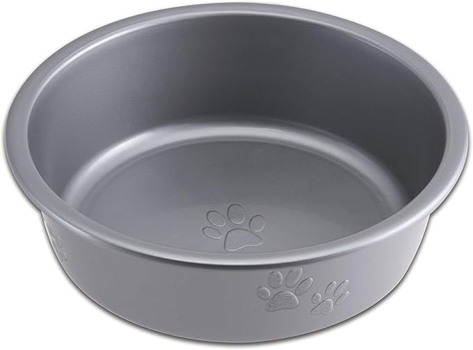 Loving Pets Dolce Luminoso Dog Bowl, Small, Silver