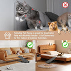 SLSY Dog Ramp for Bed, Couch & Car, Foldable Pet Ramp for Small Dogs and Cats, 4 Adjustable Heights 13.7''–19.6", Portable Stable Wooden Pet Steps with Non-Slip Pad for Sofa or Stairs