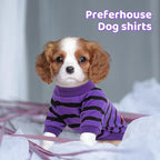 Dog Shirts for Small Dogs, Striped T-Shirts Pets Vest Pet Apparel Tee Shirts Dog Tank Top Spring Summer Suitable for Chihuahua French Bulldog Bichon Shih Tzu