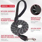 Dog Harness and Leash Set, No Pull Saddle Style Pet Harness, Breathable Mesh Adjustable Reflective Dog Vest for Dogs and Cat Medium Small Harness 2 D-Rings (Black, XS)