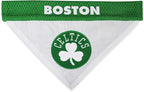 Pets First NBA Boston Celtics Reversible Bandana Size XX-Large for Dogs & Cats. 2 Sided Sports Bandana, Premium Embroidery Team Logo, Many NBA Teams Available