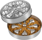 Slow Feeder Dog Bowls – Stainless Steel Non-Slip Metal Bowl for Slow Feeding, 5 Cups Large Capacity, Double-Sided Design for Dry, Wet, or Raw Food, Ideal for Small, Medium, Large Dogs
