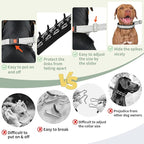 Mayerzon Martingale No Pull Collar for Medium Large Dogs, Patented Anti Pull Dog Collar with Buckle for Walking Training, with Neoprene Padding and Reflective Stitching, Adjustable(Grey, M)