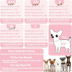 Dog Clothes for Small Dogs Fleece Dog Pajamas Winter Warm Thermal Soft Puppy Pjs Coat Stretchy Jumpsuit Doggie Pet Sweater Outfits Cat Apparel (Pink, X-Small)