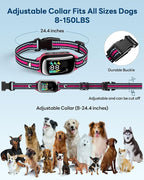 Dog Training Collar with Remote - 3300ft Long Range, IPX7 Waterproof, Rechargeable E-Collar with 4 Training Modes & Security Lock for Small, Medium and Large Dogs (Hot Pink)