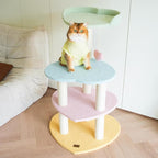 VETRESKA Cat Tree Cat Tower 38.6'' for Indoor Cats with Jute Covered Scratching Posts and Sweetheart Shape Platform, Multi-Level Cat Tower Activity Center Furniture for Kittens Cats and Pets