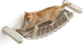 Feandrea Clickat Collection - No.003 Cat Bridge, Extremely Quick Assembly, Unlimited Expandability, Replaceable Module and Fabric Pad, Cat Wall Furniture