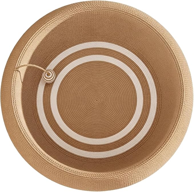 Genérico Scratcher for Cats – Sisal Protector in the Shape of Scratching Bowl | Scratcher for Indoor Cats, for Living Room, Bedroom, Home and Apartment