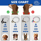 Supet Prong Collar for Dogs, Adjustable Dog Choke Collar Adjustable Dog Pinch Collar with Quick Release Buckle for Small Medium Large Dogs(Packed with One Extra Links)