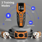 No Shock 2 Dogs Training Collar, 2025 Vibrating 2 Dogs Collar with Remote 2000ft, Beep and Vibration Collor for 2 Dogs 10-120lbs, Rechargeable/Security Lock & Humane to Stop Bad Behaviors