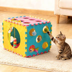 41 Pcs Interactive Cat Toys for Indoor Cats, Kitten Toys with Soft Pillow, Catnip Toys, Chew Rope, Feather Wand, Springs and Balls for Indoor Kittens