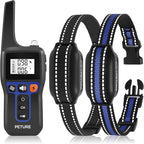 Bark Collar With Remote for 2 Dogs, 3300FT 2 in 1 Bark and Shock Collar Combo with Beep, Vibrate, Shock & Auto Mode, IPX7 Waterproof Automatic Bark Collar for Small Medium Large Dogs (7-120lbs)