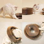 Magic Accordion Cat Scratching Board - Interactive Toy for Bored Indoor Cats, for Indoor catscat Toys for Scratching Fun & Durable Cat Toys 2Pack