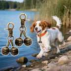 Copper Bells for Dog Collars with Snap Clips - Dog Bells to Go Outside,Made of Pure Copper for Dogs/Cat - Clear Sound & No Rust - Know Where Your Pet