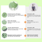 BEAUTYZOO Small Dog Sweater -Turtleneck Pullover Classic Cable Knit Fuzzy Winter Coat Dog Cold Weather Clothes for Small Medium Dogs Puppy Girl Boys,Green M