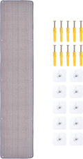 Natural Sisal Cat Scratcher Mat, Wall Scratcher Carpet, Cat Climbing Wall, Large Tall Scratching Post, Sofa Protector, Scratching Mat Pad for Indoor Cats (Gray, 78.7" Lx15.7 W, 1PC)