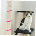 Hanging Sisal Cat Scratcher Mat Wall Mount Corner Cat Scratch Pad 17.71X3.34X0.98In Durable Entertainment and Activity Mat