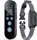 Dog Shock Collar with Remote Control, Dog Training Collar for Large Medium Dogs 40-120lbs Waterproof, Shock Collar for Dogs with Beep Vibration Security Lock (Matte Black)