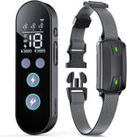 Dog Shock Collar with Remote Control, Dog Training Collar for Large Medium Dogs 40-120lbs Waterproof, Shock Collar for Dogs with Beep Vibration Security Lock (Matte Black)