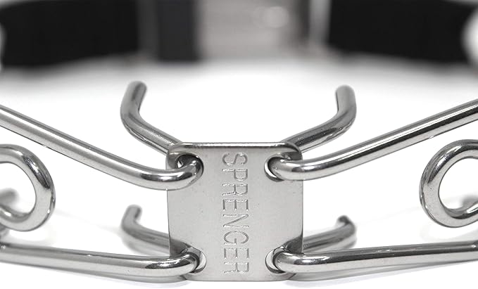 Herm Sprenger Stainless Steel Prong Dog Training Collar with Quick Release Buckle Ultra-Plus Pet Pinch Collar No-Pull Collar for Dogs Made in Germany 3.2mm x 20in Medium