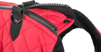 Gooby Fashion Vest Dog Jacket - Red, Large - Warm Zip Up Dog Bomber Vest with Dual D Ring Leash Water Resistant for Small to Medium Dogs