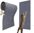 KEYIDE Couch Cat Scratch Protector 79 x 16 Cat Scratcher Wall Climbing from Cat Claws for DlY Tower Post Cat Tree (Grey)