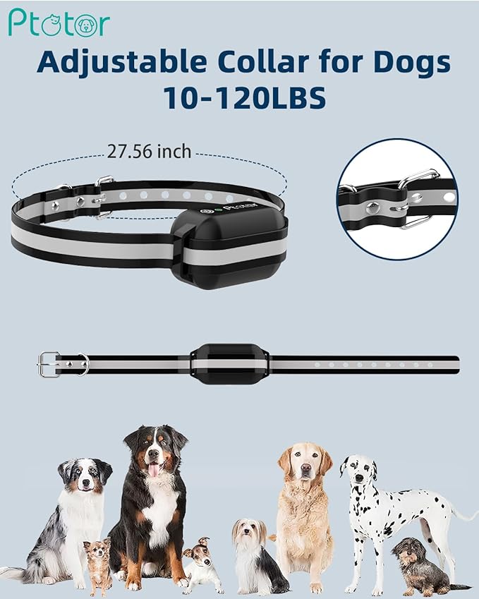 Dog Shock Collar - 4200Ft Dog Training Collar with Remote IPX7 Waterproof, Rechargeable E-Collar with Beep (1-9), Vibration(1-9), Safe Shock(1-16) for Large Medium Small Dogs