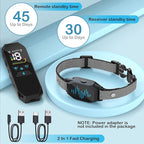 Dog Training Collar with Remote Control, 2500FT Coverage Range and 4 Training Modes, IP67 Waterproof Rechargeable E Collar for Dogs Training for All Breed
