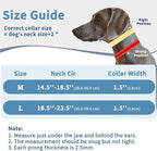 Mayerzon Martingale Dog Collar for Pulling, Patented No Pull Training Walking Collar with Buckle for Medium Large Dogs Bulldog Pitbull German Shepherd, Reflective, Adjustable, Heavy-Duty(M, Black)