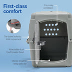 Petmate Sky Kennel - For Air and Travel, Airline Compliant Dog Crate for Pets 50-70 lbs, Heavy Duty Dog Kennel, Made in the USA- 36 Inches