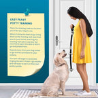 PAWBEE Dog Door Bells for Potty Training, Adjustable, 7 Extra-Loud Potty Jingle Bells for Large and Small Dogs, Set of 2