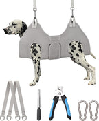Dog Grooming Hammock,XX-Large Hammock for Nail Trim, Hanging Harness for Nail Trimming,Dog Sling Restraint Holder for Pet Grooming Suspension Hanger with Thick Fabric Neck Support