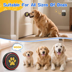 ChunHee Dog Bells for Door, Wireless Dog Doorbell for Potty Training, Dog Bells to Go Outside, Dog Potty Bell with Waterproof Button, 55 Chimes & Adjustable Volume
