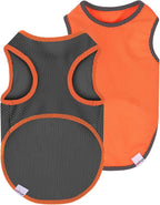 2 Pack Cooling Shirts for Dogs, Lightweight Mesh Breathable Dog Shirt for Small Dogs Boy, Sun-Protection Sleeveless Shirts for Dog&Cat Puppy Vest Pet Apparel P23ST00605L