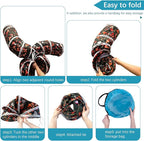 EGETOTA Cat Tunnel for Indoor Cats Large, with Play Ball S-Shape 5 Way Collapsible Interactive Peek Hole Pet Tube Toys, Puppy, Kitty, Kitten, Rabbit (S4 - Mushroom)