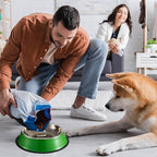 Roshtia 6 Pcs 30 oz Stainless Steel Dog Bowl, Dog Food Water Bowl with Anti Skid Silicone Base Stackable Dishwasher Safe Pet Puppy Dishes for Medium Large Dogs Cat Multipet Families