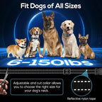 Bark Collar, 2 Pack Smart Dog Bark Collar for Large Medium Small Dogs, Anti Barking Device for Dogs Training Collar with Beep Vibration Harmless Shock, 5 Adjustable Sensitivity (Blue)