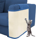 Cat Scratch Furniture Protector with Natural Sisal for Protecting Couch Sofa Chair Furniture,Couch Corner Protectors for Cats 23.6" W*19.7" H (Dark Blue, Left Hand)