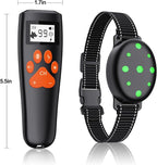 Shock Collar, Rechargeable Electric Dog Training Collar, 1000Ft Remote Range Dog Training Collar with Beep Vibration and Shock, for Small Medium Large Dogs (Red) (1-2) (1&1Blue)
