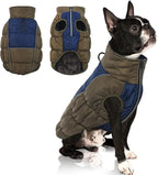 IECOii Windproof Waterproof Dog Coat - Thick Fleece Vest With Zipper, Snow Jacket For Large Dogs