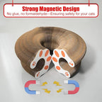 2-Pack Cat Scratcher Toy - Magic Organ Cat Scratching Board with Bell Balls for Indoor Cats Interactive Cardboard Cat Toy Scratcher Furniture Protection