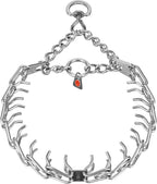 Herm. Sprenger Ultra-Plus Prong Dog Training Collar, Anti Pull Training Pinch Collar, Stainless Steel (3.0 mm x 17" Neck Size; 20" Chain Length) - Swivel-Ring Version