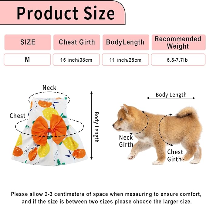 5 Pcs Dog Dresses Floral Puppy Cat Pet Dresses Dog Bowknot Dresses for Medium Dogs Girls Puppy Summer Floral Skirts Outfits Cute Princess Pet Dress for Female Yorkie Cats Dogs Pets