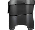 Neater Pet Brands Neater Feeder Deluxe Mess Proof Dog Bowls Elevated for Large Dogs Over 40 lbs, Made in USA, No Spill Raised Dog Food Bowl Stand Feeding Station, Food and Water Bowl Set, Black